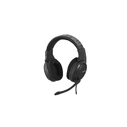 Millenium MH2 - Casque gaming léger et confortable Micro-casque gamer - Haut-parleur 50mm - Microphone unidirectionnel relevable - Oreillettes circum en tissu - Câble 2.2m