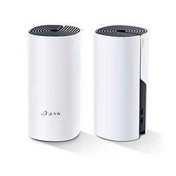 TP-LINK Routeur Système Hybride Mesh WiFi + CPL Deco P9(2-pack) TPLINK AC1200 Whole-Home Hybrid Mesh AC1200 Whole-Home Hybrid Mesh Wi-Fi System with Powerline Qualcomm CPU 867Mbps at 5GHz+300Mbps at 2.4GHz AV1000 Powerline