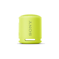 Sony Enceinte Bluetooth SRS-XB13 - Jaune Profitez d'un son surround puissant, de basses profondes et percutantes et de voix claires - Autonomie 16h - Etanche - Kit mains libres