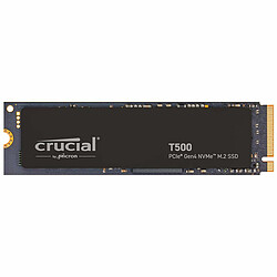 Crucial SSD - T500 - CT2000T500SSD8 - 2TB SSD interne - T500 - 7400 Mo/s / 7000 Mo/s - TLC - PCIe 4.0 - M2