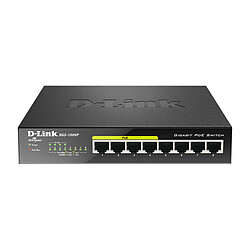 D-LINK - DGS-1008P DGS-1008P Switch Gigabit 8 ports 10/100/1000 Mbps dont 4 ports PoE