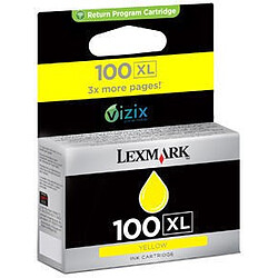 LEXMARK - No 100XL - Jaune (014N1071E) - 600 pages