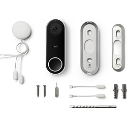 Google Nest Doorbell (filaire) - Sonnette connectée pas cher