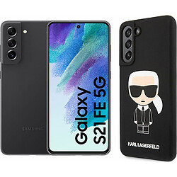 Samsung Galaxy S21 FE - 5G - 256GO - Graphite + Coque Karl Lagerfeld offerte