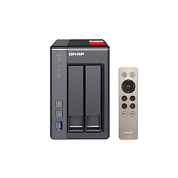 QNAP TS-251+-2G - 2 baies Serveur NAS - Processeur quad-core - 2 Go - 4 ports USB