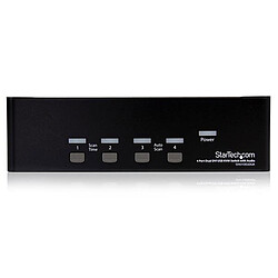 StarTech.com STARTECH Commutateur KVM DVI USB - pour 4 Ordinateurs avec Audio et 2 écrans DVI