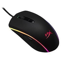 HyperX Pulsefire Surge - RGB Souris gamer - Filaire - Rétro-éclairage RGB - Capteur Optique PixArt PMW3389 - Jusqu'à 16 000 DPI - 6 boutons - Droitier - Noire