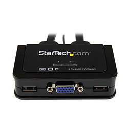 Avis StarTech.com Switch KVM USB VGA à 2 ports - Commutateur KVM alimente par USB avec Câbles et commutateur à distance