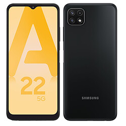 Samsung Galaxy A22 - 5G - 128 Go - Gris Smartphone 6,6" FHD+ - Mediatek 5G-C MT6833 - RAM 4Go - 5000 mAh - Charge rapide - Triple capteur 48MP - Android 11