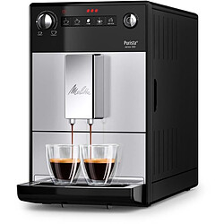 Avis MELITTA F230-101 - Machine a café Purista - Expresso Automatique avec broyeur a grains - 1450W - Réservoir d'eau 1,2L - Argent