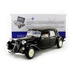 Solido CITROËN TRACTION 11CV BLACK & WHITE WHEELS, 1937, 1/18ème - S1800903