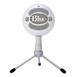 Blue Microphones Snowball iCE - Blanc Microphone électrostatique - plug and play avec PC & Mac