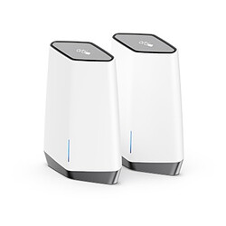 Netgear Orbi SWK80 - AX6000 Système Wifi Mesh Orbi Pro AX6000 - Wifi 6 - Tri-Bande - 60 utilisateurs simultanés