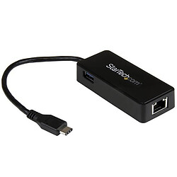 StarTech.com Adaptateur USB-C vers Gigabit Ethernet avec port USB supplémentaire