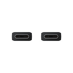 Avis Câble de charge USB-C vers USB-C, longueur 1,8m, charge rapide 25W Coloris Noir SAMSUNG EP-DX310JBEGEU