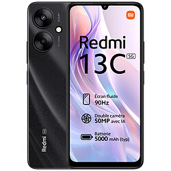 Xiaomi Redmi 13C - 5G - 4/128 Go - Noir