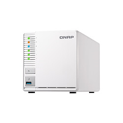 QNAP TS-328-2G - 3 baies Serveur NAS - processeur quad-core 1,4 GHz - 2 Go DDR4 - 2 ports 1GbE - 2 ports USB 3.2 Gen 1 - 1 port USB 2.0