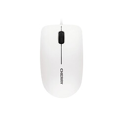 Cherry MC 1000 Blanche - Filaire Souris bureautique - Droitier et gaucher - Blanche