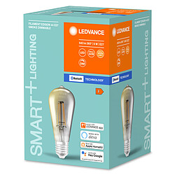 Ledvance Ampoule connectée Smart+ Bluetooth EDISON FIL SMOKE  44W E27 - Puissance variable