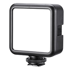 WE VL49 Lampe de poche pour caméra Vlog CRI 95 + LED rechargeable pratique, avec 3 ports de griffe, 2000 mAh USB-C, mini éclairage de prise de vue vidéo Youtuber Livestreaming Accessoires