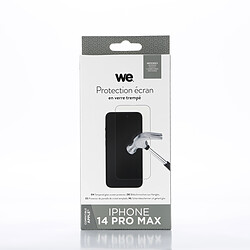 Avis WE Verre trempé APPLE IPHONE 14 PRO MAX: Protection écran - anti-rayures - anti-bulles d'air - ultra-résistant - dureté 9H Glass