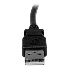 Avis StarTech.com Câble USB 2.0 A vers USB B Coudé à Gauche Mâle / Mâle pour imprimante - 2 m - Noir