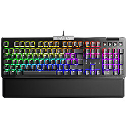 EVGA Z15 - Mécanique Clavier gamer - Switches Mécanique Kailh Speed Silver (Linéaire) - Rétro-éclairage RGB - AZERTY - Filaire USB - Noir