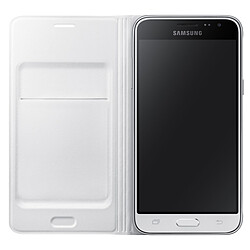 Samsung Flip Wallet Galaxy J3 2016 - Blanc