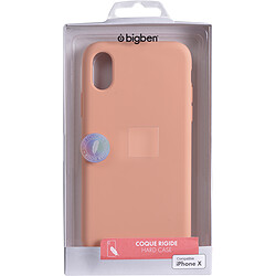 BIGBEN iPhone X Soft Touch case - Rose