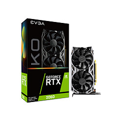 EVGA GeForce RTX 2060 KO GAMING - 6 Go Carte graphique Gamer Nvidia - PCI-Express 3.0 - 6 Go GDDR6 - 192 bit