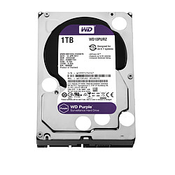 Western Digital WD PURPLE 1 To - 3.5'' SATA III 6 Go/s - Cache 64 Mo - Violet