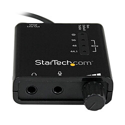 Avis StarTech.com Carte son externe USB avec audio SPDIF numérique - Convertisseur DAC USB audio