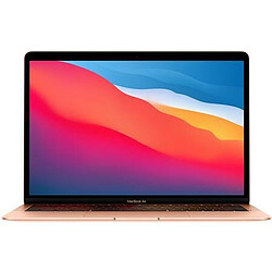 Apple MacBook Air M1 MGND3FN/A - Or 13.3" LED Retina - Puce Apple M1 - RAM 8 Go - SSD 256 Go - Carte Graphique integrée - Mac Os