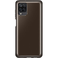 Samsung Coque Transparente Noir pour Galaxy A12