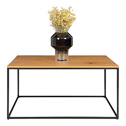 Avis House Nordic Table Basse VITA Noir Et Naturel