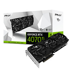 PNY GeForce RTX 4070 Ti 12G VERTO Triple Fan 12 Go GDDR6X - HDMI/Tri DisplayPort - DLSS 3 - PCI Express 4.0 16x