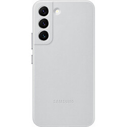 Coque Samsung G S22 5G en Cuir Gris clair Samsung