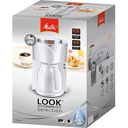 Avis Melitta CAFETIÈRE LOOK IV THERM SELECTION BLANC-ACIER BROSSE