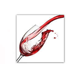 DECLIKTABLEAU Tableau Gourmand Verre de Vin 80X80 cm 