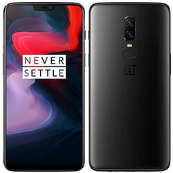 6 - 8 / 128 Go - Mirror Black OnePlus 6 - Double Sim - 128Go, 8Go RAM - Noir effet Miroir