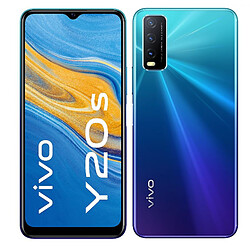 Vivo Y20s 128 Go Bleu Smartphone 6,51" HD+ - Snapdragon 460 - RAM 4Go - 5000 mAh - Charge rapide 18W - Caméra 13MP - Android 10