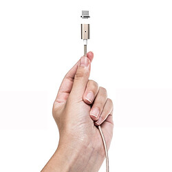Avis Câble USB 2.0/Micro USB magnétique - 1,2m - Argent