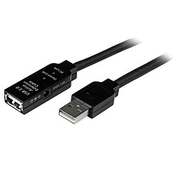 StarTech.com Câble d'extension USB 2.0 actif de 5m - Prolongateur / repeteur / rallonge USB - Male / Femelle Rallonge USB 2.0 Active Type A - Mâle/Femelle - 5m