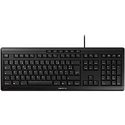 Cherry STREAM KEYBOARD - clavier filaire multimédia USB noir