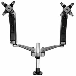 StarTech.com Support de bureau pour 2 écrans avec bras articulés - Multidirectionnel - Empilable - Installation sans outil