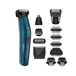 BaByliss Tondeuse multi-usages Japanese Steel - MT890E - Bleu canard Tondeuse multi-usages - 5 accessoires interchangeables - Bleu canard