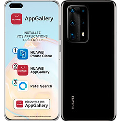 Huawei P40 Pro+ - 5G - 512 Go - Noir Céramique Smartphone 6,58'' OLED - Kirin 990 5G - Ram 8 Go - Double SIM - Huawei AppGallery (Services Google non intégrés) - Quad Caméra 50MP conçue avec Leica