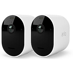 Arlo - Pack de 2 caméras de sécurité PRO5 blanches - VMC4260P-100EUS