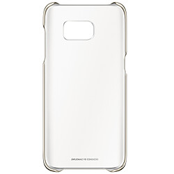 Samsung Coque transparente pour Galaxy S7 Edge - Or