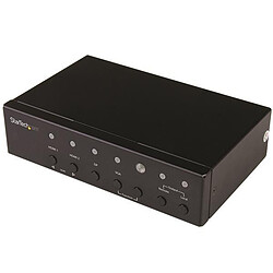 StarTech.com Extendeur video HDBaseT multi-entrees avec switch integre - HDMI, VGA, DisplayPort via Cat5e ou Cat 6 - 4K